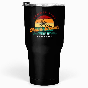 Discover Palm Beach Florida Tumblers 30 Oz