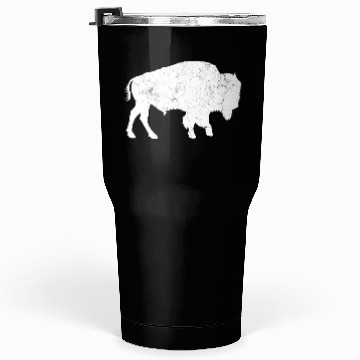 Discover Distressed Buffalo Bison Animal Tumblers 30 Oz