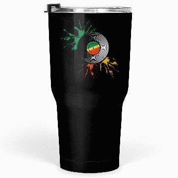 Discover Rastafarian flag and vinyl record. Tumblers 30 Oz