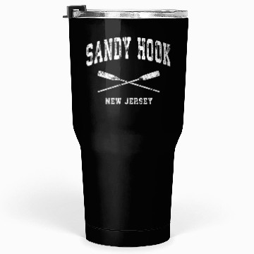 Discover Sandy Hook New Jersey Nautical Crossed Oars Tumblers 30 Oz