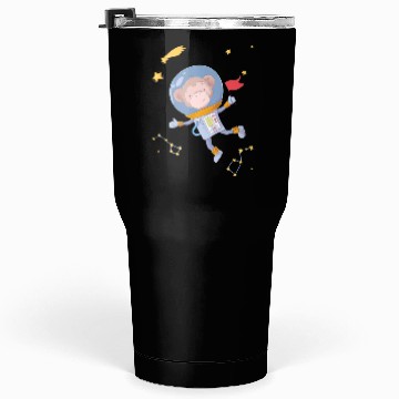 Discover Astronaut Space Monkey Galaxy For Tumblers 30 Oz