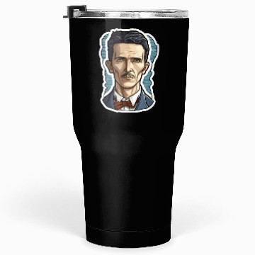 Discover Nikola Tesla Physics Nerd Geek Tumblers 30 Oz