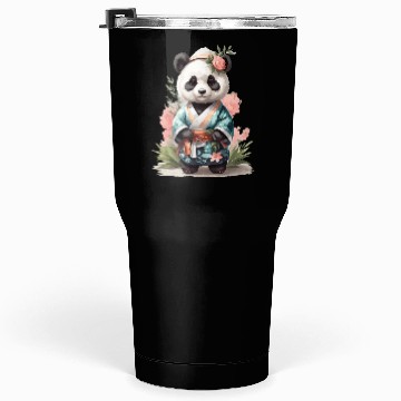 Discover Kawaii Baby Panda Japanese Style Tumblers 30 Oz