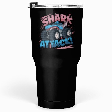 Discover Monster Truck Shark Attack Week 2023 Tumblers 30 Oz