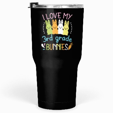 Discover I Love My 3rd Grade Bunnies Happy Easter Day Tumblers 30 Oz