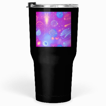 Discover galaxy nebula draw abstract Tumblers 30 Oz