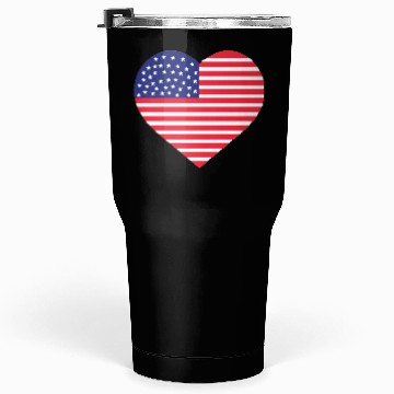 Discover american flag heart Tumblers 30 Oz