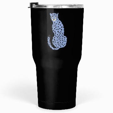 Discover Spotted Blue Cheetah Tumblers 30 Oz