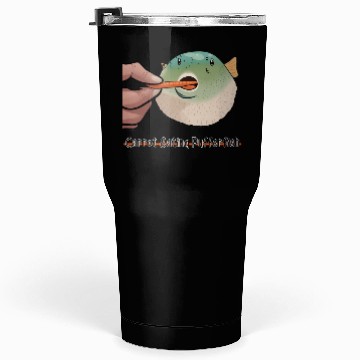 Discover Carrot Eating Pufferfish Meme Tumblers 30 Oz