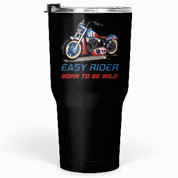 Discover Easy Rider Motorcycle Chopper Stars and Stripes Tumblers 30 Oz