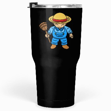 Discover Cute Chibi Farmer Boy Tumblers 30 Oz