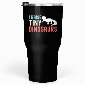 Discover I Raise Tiny Dinosaurs Funny Leopard Gecko Mom Dad Tumblers 30 Oz