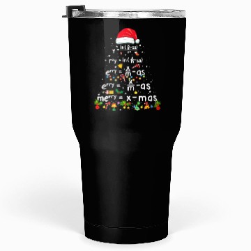 Discover Geometry Math Science Teacher Xmas Tree Funny Tumblers 30 Oz