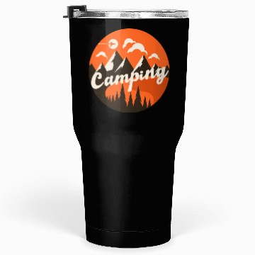 Discover Happy Camper Camping Tumblers 30 Oz