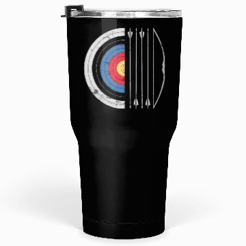 Discover Archery Target Bow Arrow Hunting Archer Bow Hunter Tumblers 30 Oz