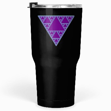 Discover 90s Triangle of Teal and Purple Tumblers 30 Oz
