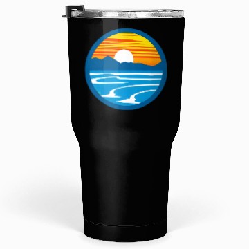 Discover Sunset Graphic Tumblers 30 Oz design