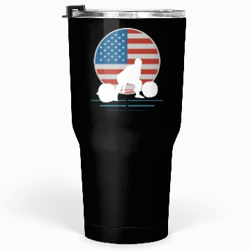 Discover Usa Flag Deadlift Powerlifting Tumblers 30 Oz