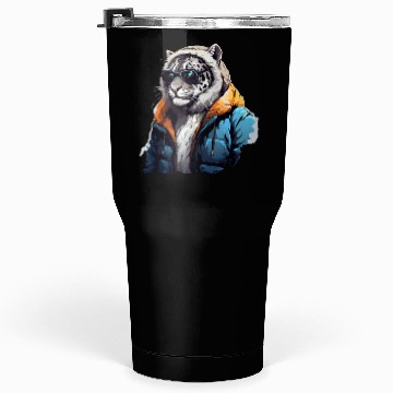 Discover Street Style Snow Leopard | Leopard Lovers Tumblers 30 Oz