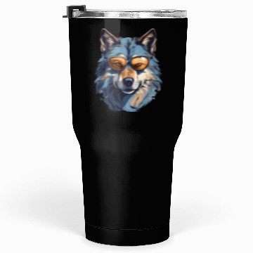 Discover Street Style Gray Wolf | Wolf Lovers Tumblers 30 Oz
