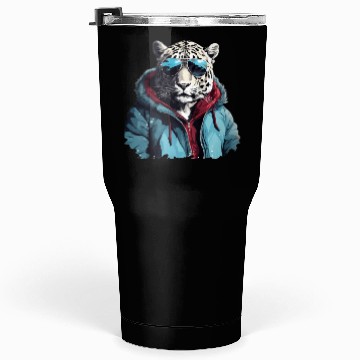 Discover Street Style Snow Leopard | Leopard Lovers Tumblers 30 Oz