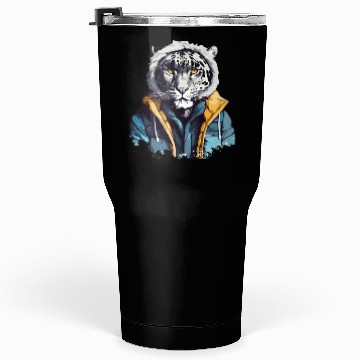 Discover Street Style Snow Leopard | Leopard Lovers Tumblers 30 Oz