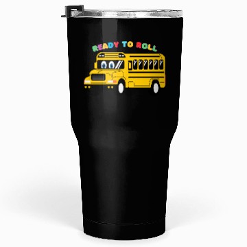 Discover Ready to Roll School Bus Tumblers 30 Oz