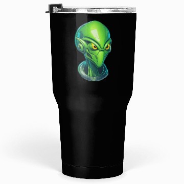 Discover Cool Alien Cyborg Head Tumblers 30 Oz
