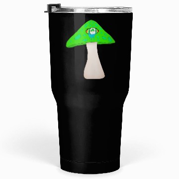 Discover Green Mushroom Tumblers 30 Oz