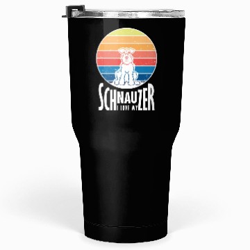 Discover Schnauzer Love Tumblers 30 Oz