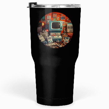 Discover Retro Gaming Revival: Nostalgic Joys in Pixels Tumblers 30 Oz