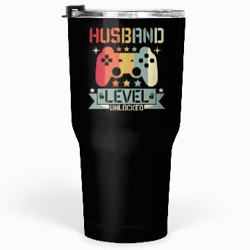 Discover HUSBAND LEVEL UNLOCKED Tumblers 30 Oz