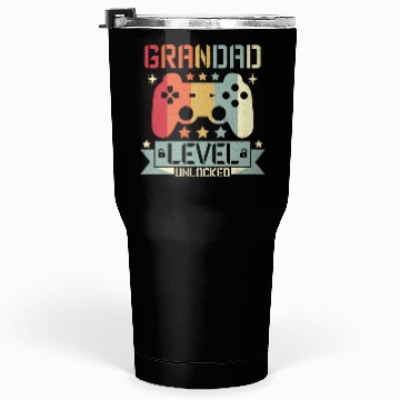 Discover GRANDAD LEVEL UNLOCKED Tumblers 30 Oz