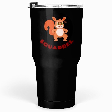 Discover Squarrel Squirrel Pun Tumblers 30 Oz