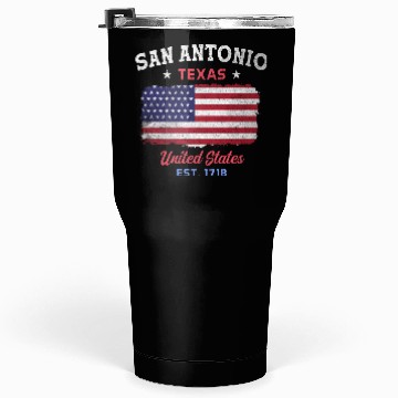 Discover San Antonio Texas est 1718 Design for proud San Tumblers 30 Oz