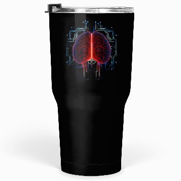 Discover AI Brain Machine Learning Deep Artificial Tumblers 30 Oz