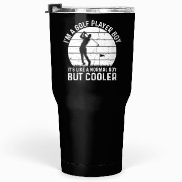 Discover I'm A Golf Player Boy - Golfer Boys Tumblers 30 Oz