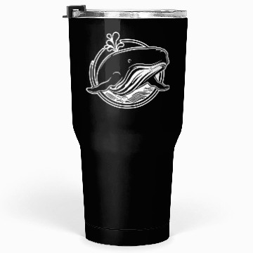 Discover Whale Ocean Marine Tumblers 30 Oz