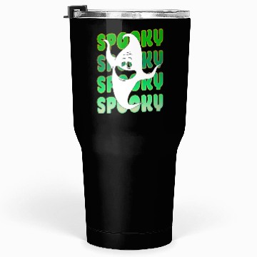 Discover Spooky Halloween Ghost Green Tumblers 30 Oz
