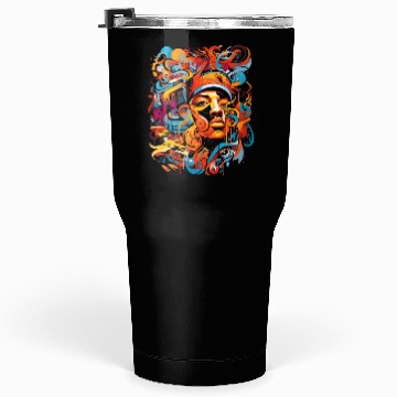 Discover Music, hip-hop, rap, rapper, sound, gift. Tumblers 30 Oz