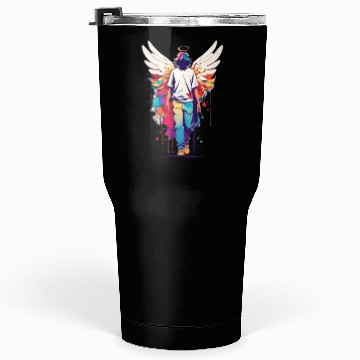 Discover Angel with no face Tumblers 30 Oz