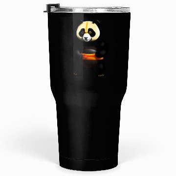 Discover Cartoon panda ninja design Tumblers 30 Oz