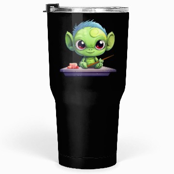 Discover Alien Enjoying Sushi Tumblers 30 Oz