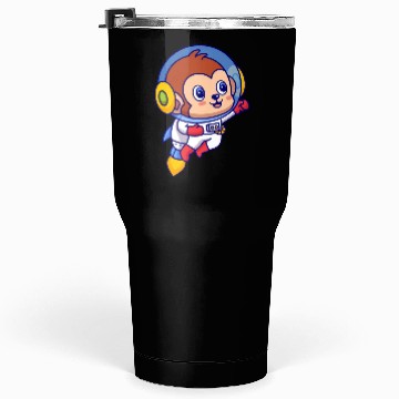 Discover Flying Monkey Astronaut Tumblers 30 Oz