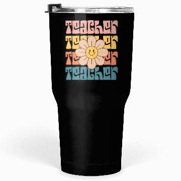 Discover Teacher Daisy Colorful Tumblers 30 Oz