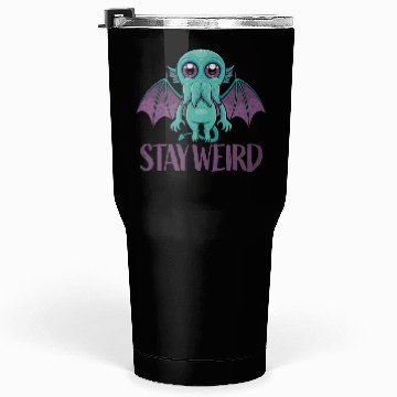Discover Stay Weird Cute Cthulhu Monster Tumblers 30 Oz