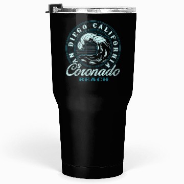 Discover Coronado Wave Circle Beach Tumblers 30 Oz