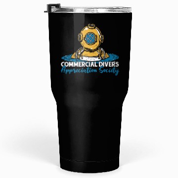 Discover Diving Diver Commercial Diving Tumblers 30 Oz