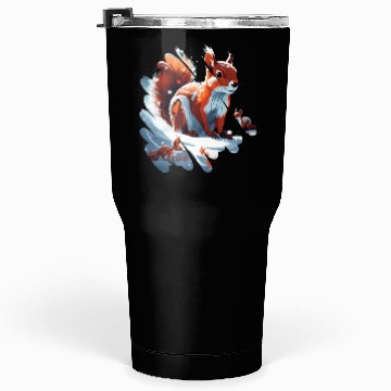 Discover Winter squirrel Tumblers 30 Oz