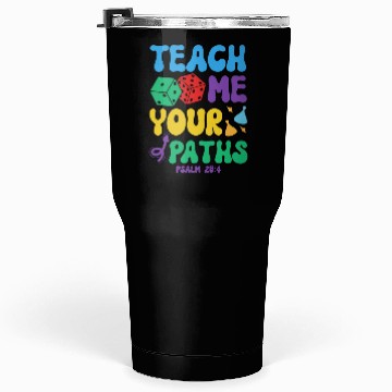 Discover VBS Crew Teach Me Your Paths Psalm 25:4 Bible Tumblers 30 Oz